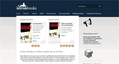 Desktop Screenshot of istrosbooks.com