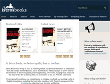 Tablet Screenshot of istrosbooks.com